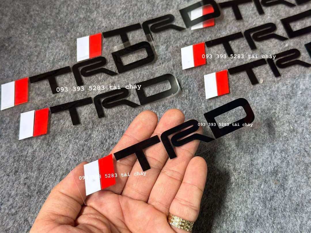 Tem trd trong suốt phản quang lột dán trang trí xe