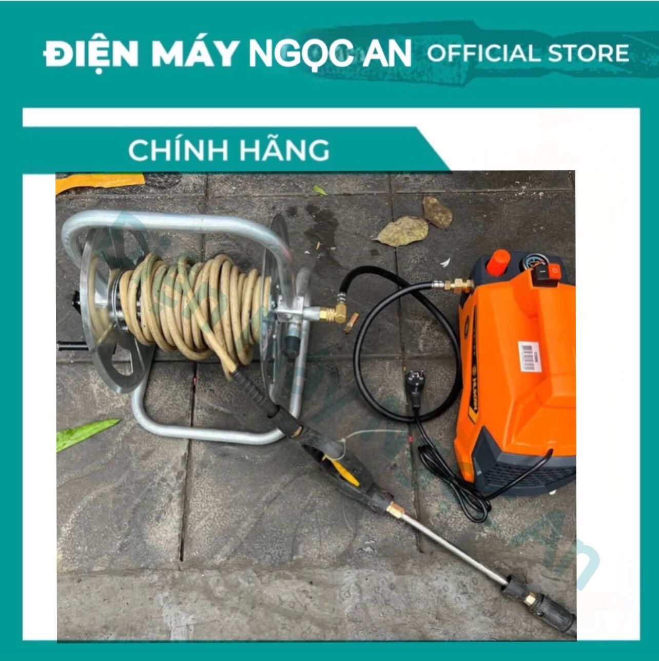 Rulo quấn dây rửa xe áp lực - máy rửa xe gia đình