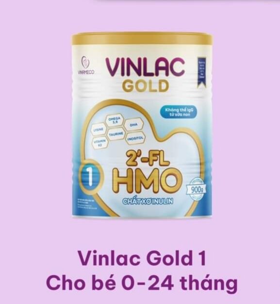 Combo 2 lon vinlac gold hmo số 1 tặng 1 bát ăn dặm cho bé