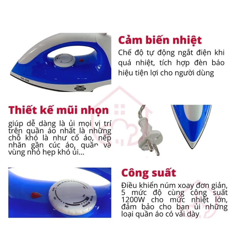 Bàn ủi khô Ladomax