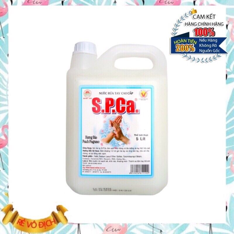 Nước rửa tay dạng lỏng s.p.ca