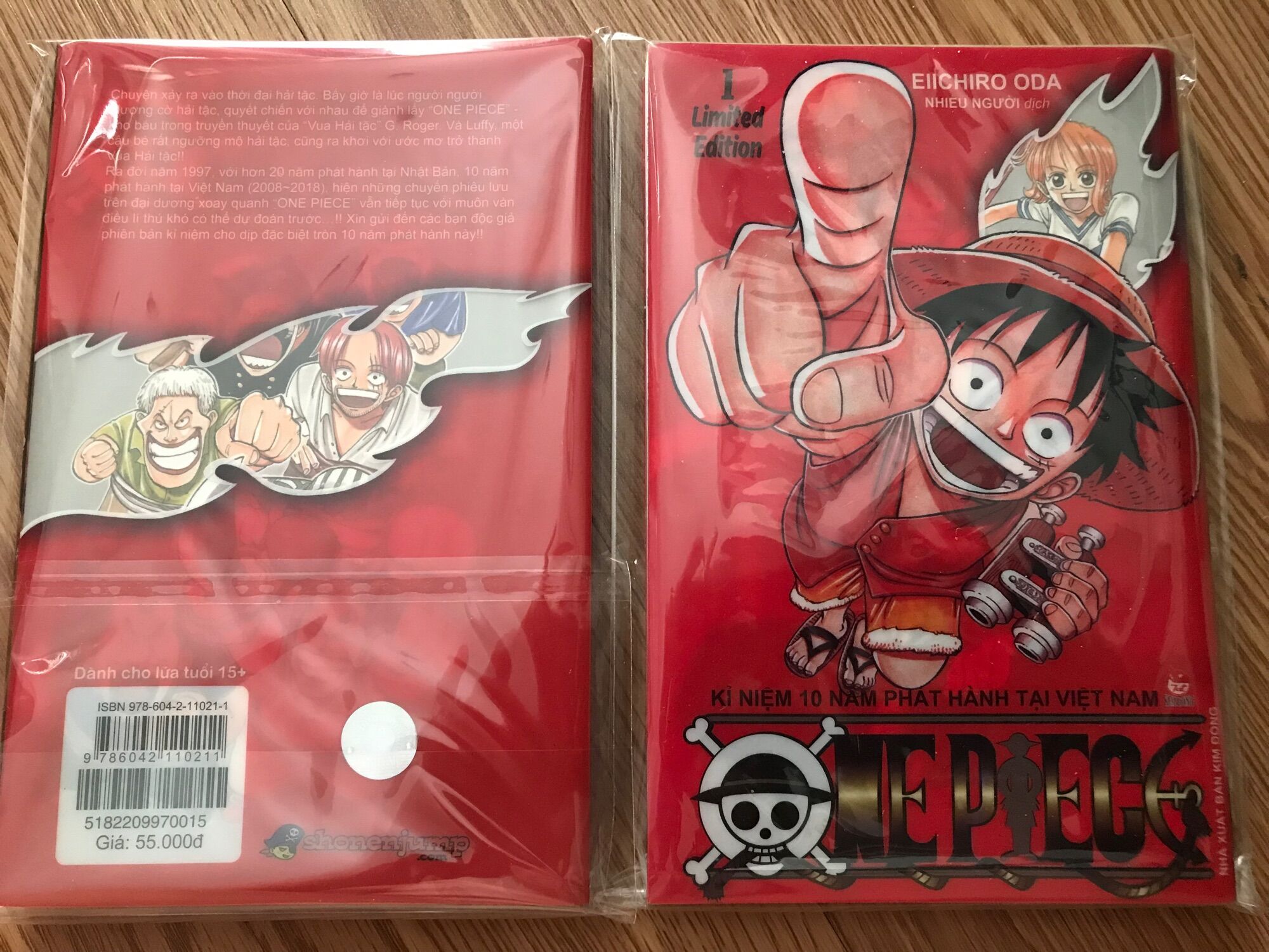 Onepiece tập 1 limited - bình bán book