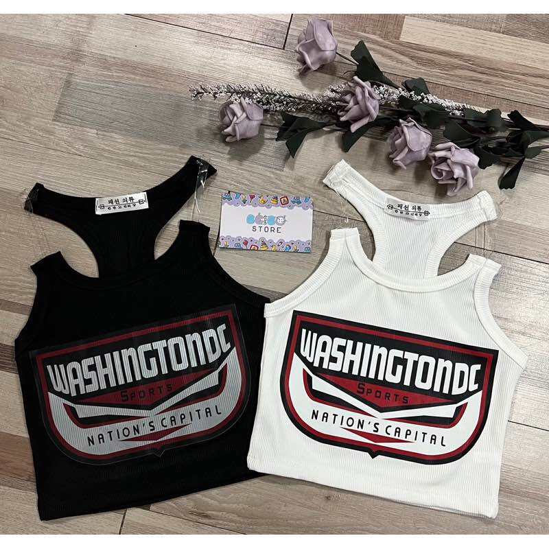 Áo thun croptop dây trong siêu đáng yêu năng động ngày hè cho bé gái