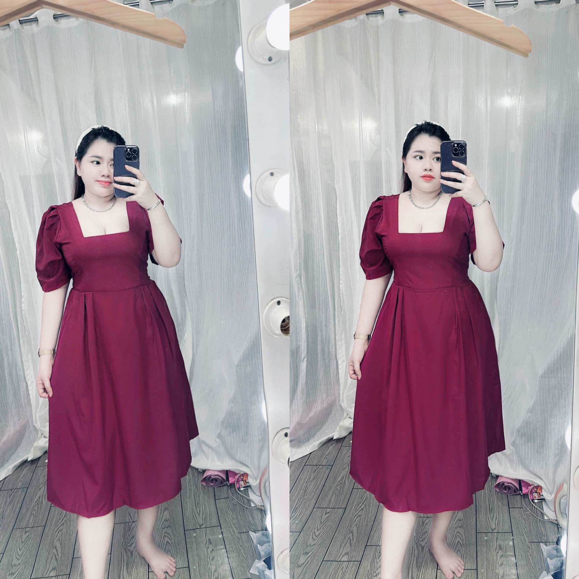 [Bigsize 65-90kg] Đầm cổ điển