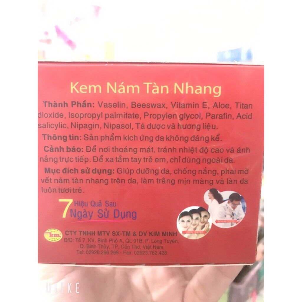 [ chuẩn hàng ] kem Alon hết nám,tàn nhang hủ 15g