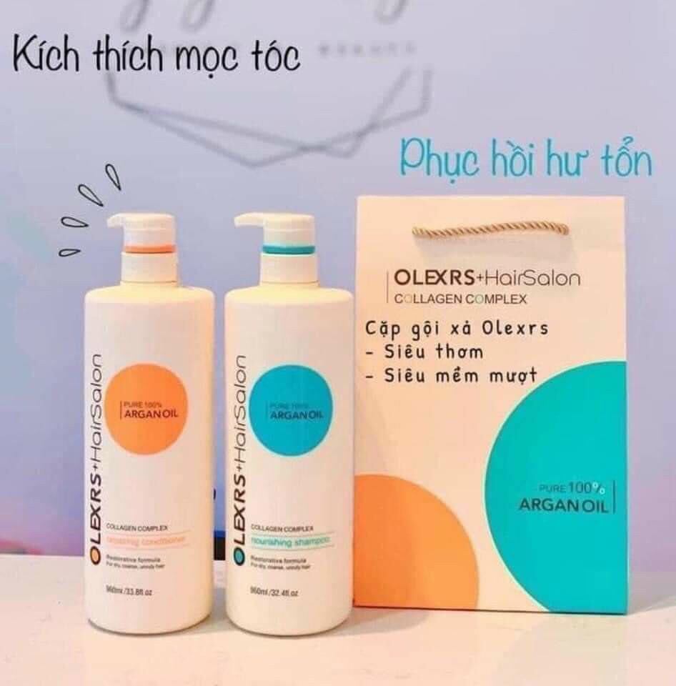 Cặp dầu gội xả olexrs 1000ml