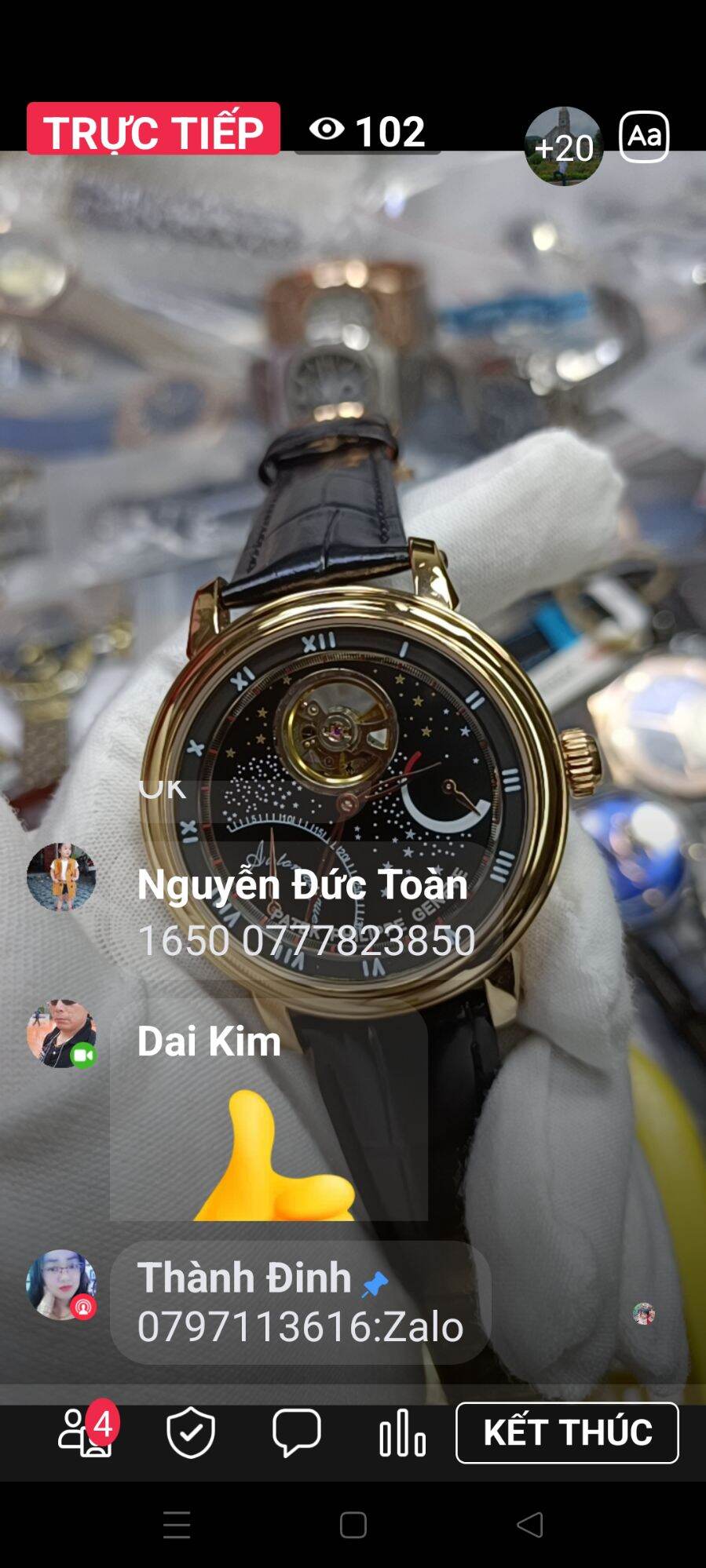 đồng hồ Rado Nhật Bản sapphire nam