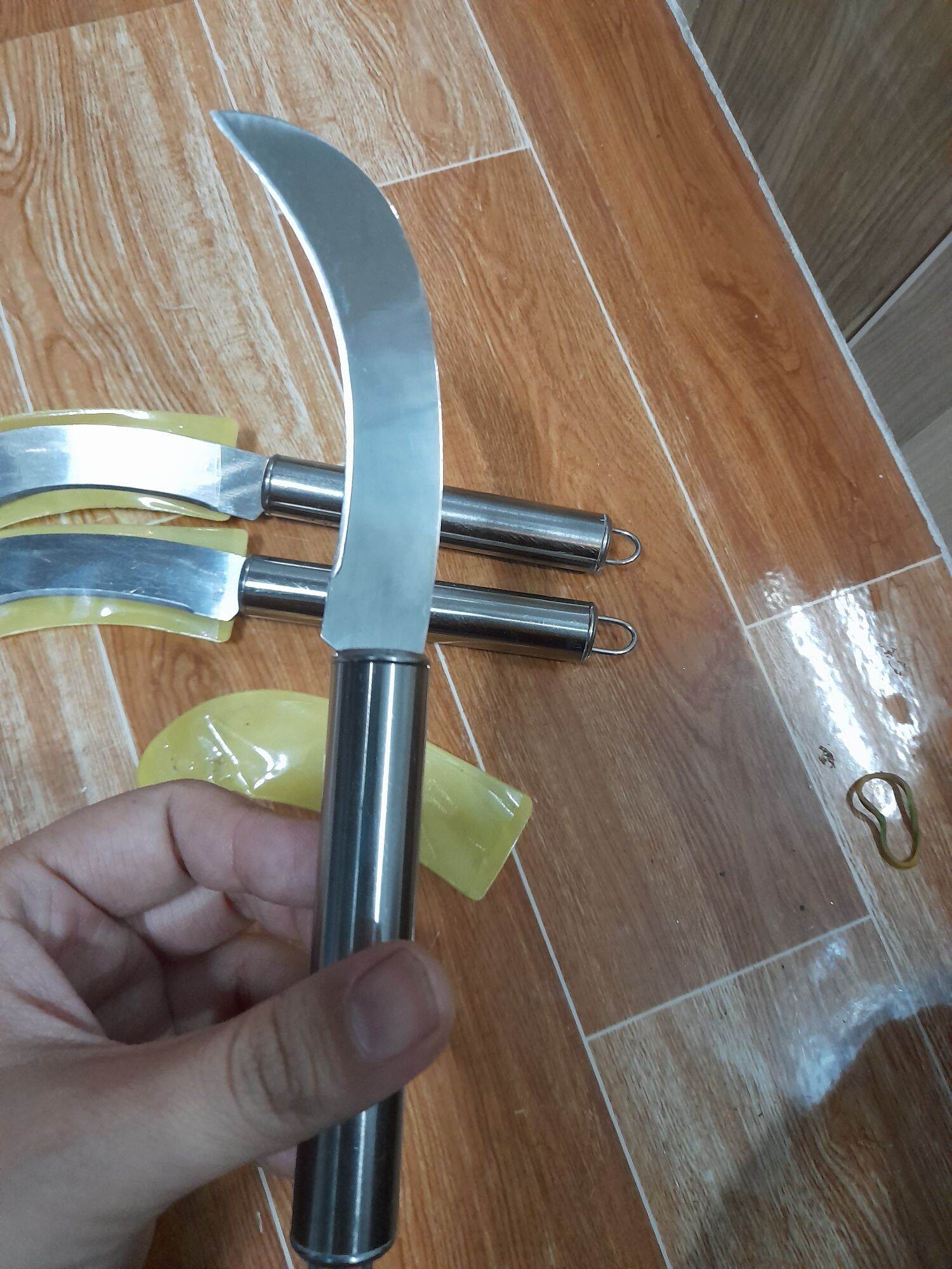 Dao cắt chuối cán inox