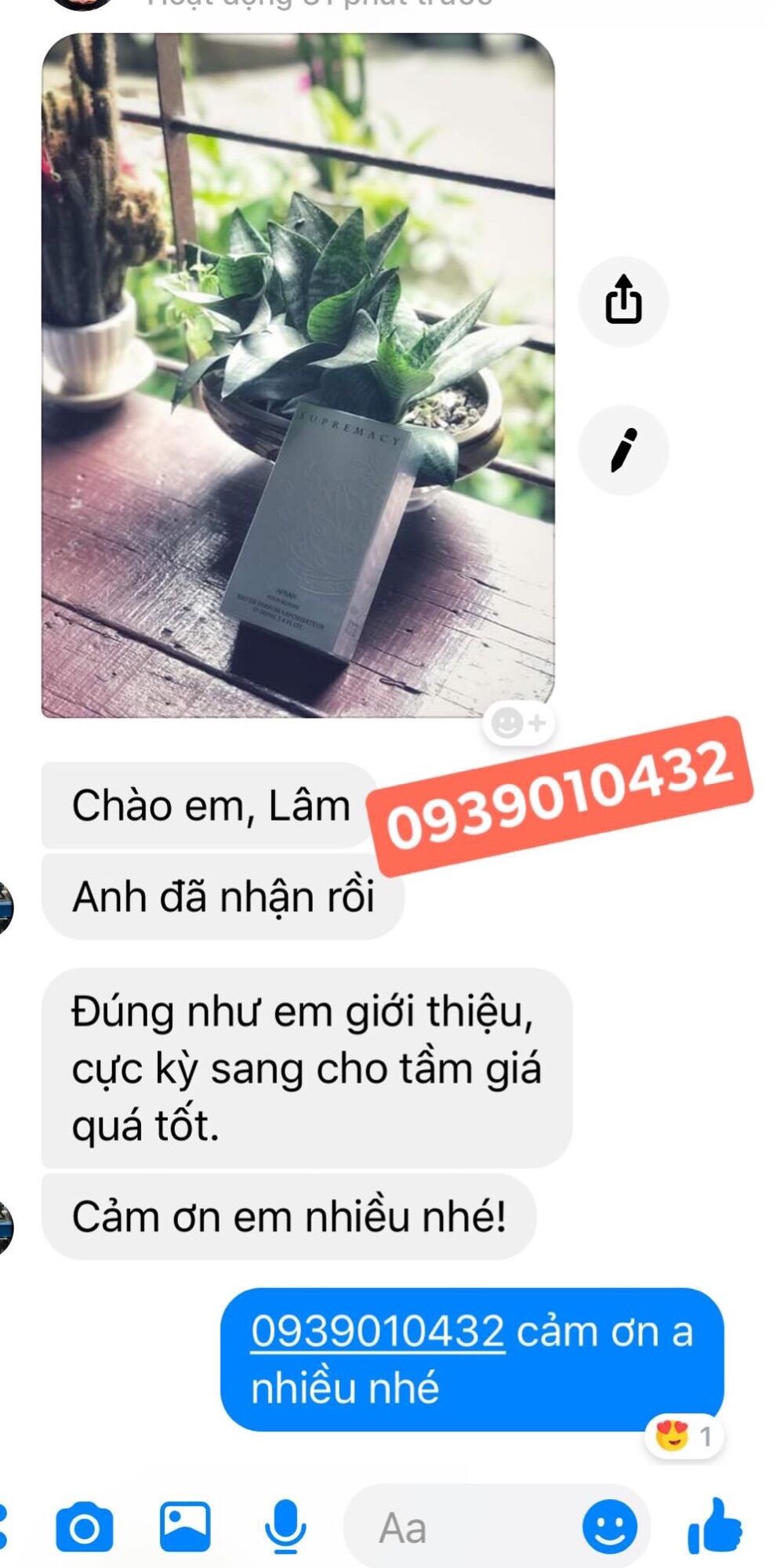 Nước hoa SUPREMACY SILVER 100ml