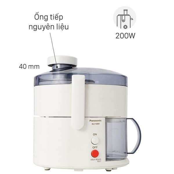 Máy ép trái cây Panasonic MJ-68M - Nhập khẩu Malaysia