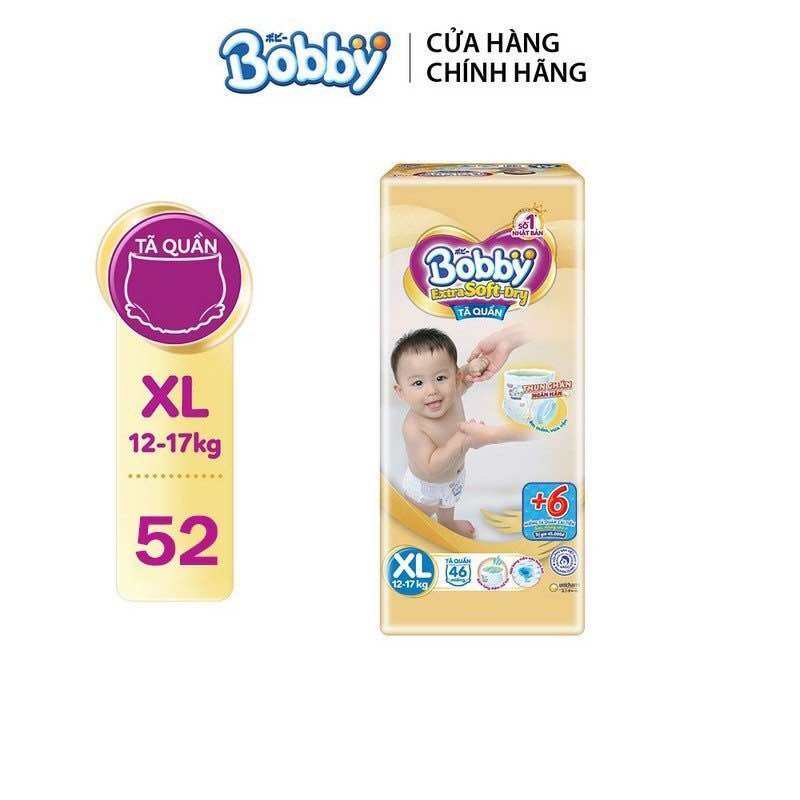 [ CHÍNH HÃNG] TÃ QUẦN BOBBY EXTRA SOFT DRY CAO CẤP SIZE M60/ L52| XL44/ XXL42