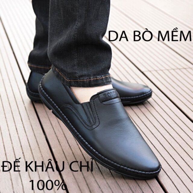 Giày lười nam Boss da bò PU chất đẹp hàng xuất khẩu bán lỗ lấy đánh giá