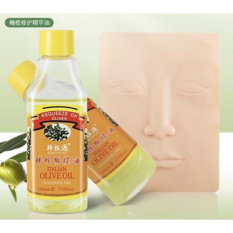 Dầu lau da giả thực tập Phun Xăm 100ml
