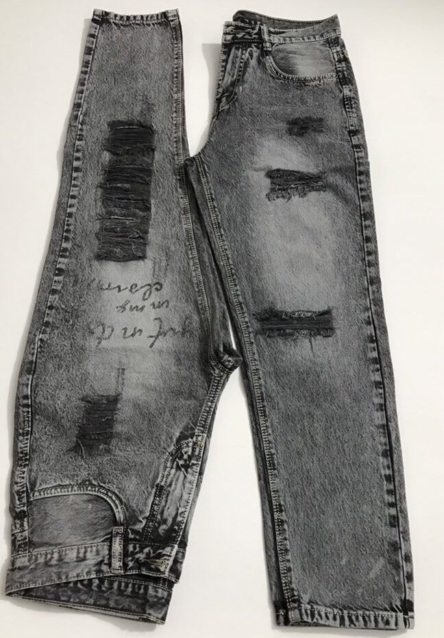 Quần baggy xám