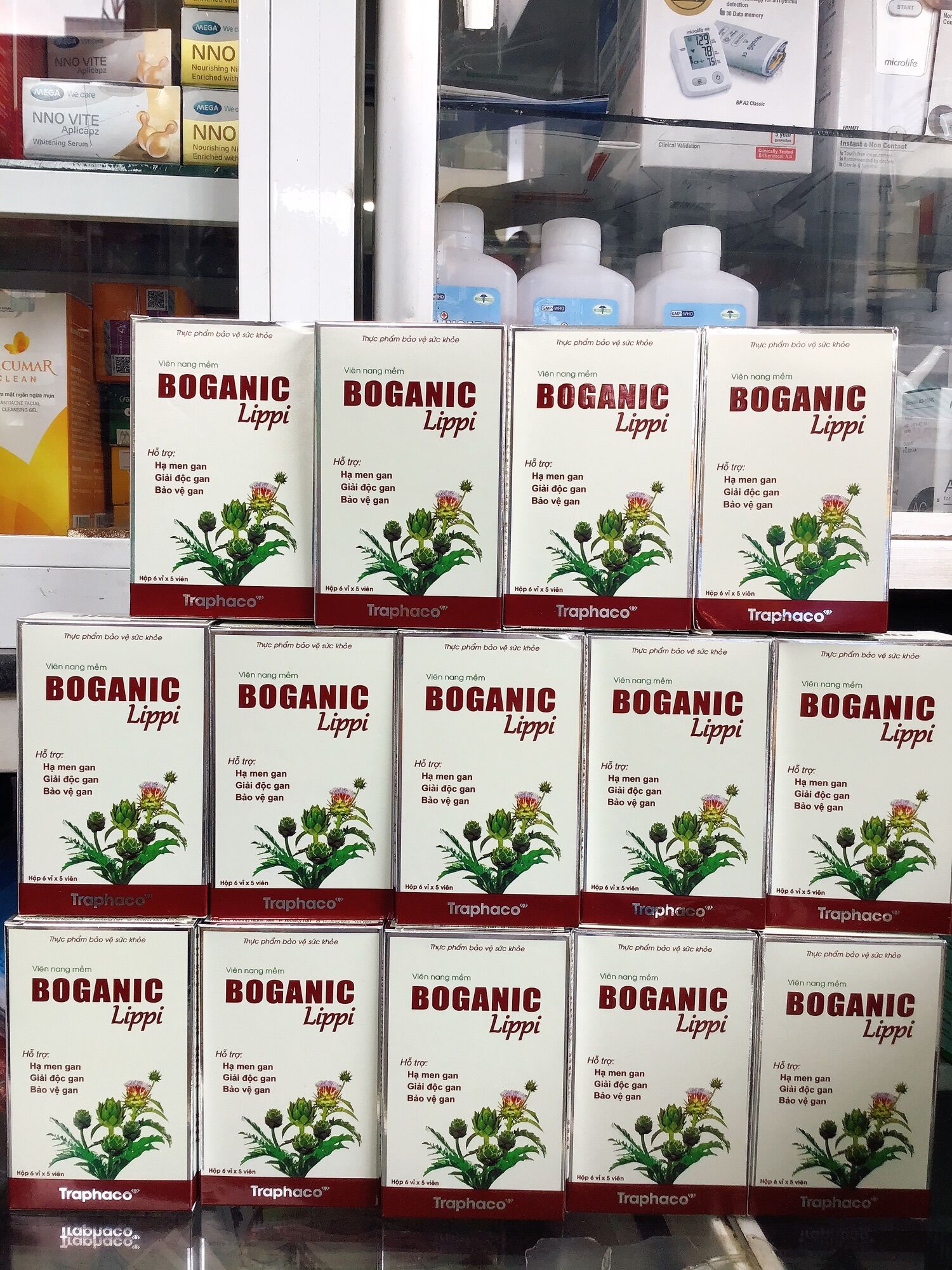 Boganic Lippi - giải độc gan, hạ mỡ máu - bảo vệ gan - Chính hãng Traphaco Chính hãng. Hộp 30 viên