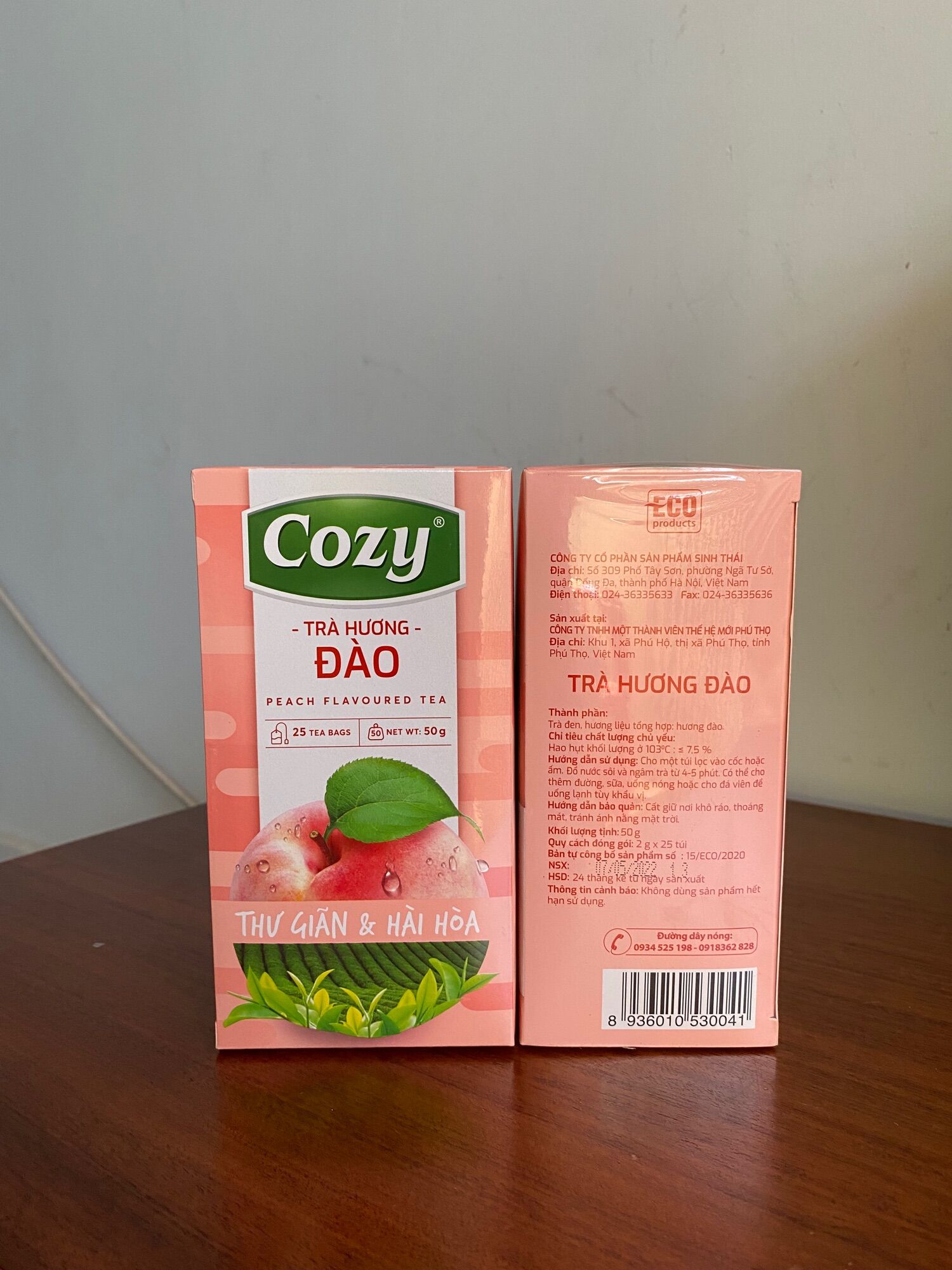 [HCM]Trà Cozy túi lọc hộp 50g