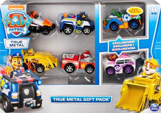 Đồ chơi Paw Patrol: set 6 chú chó cứu hộ metal phiên bản classic