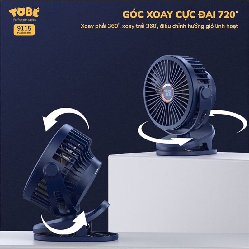 Quạt tích điện mini ToBe