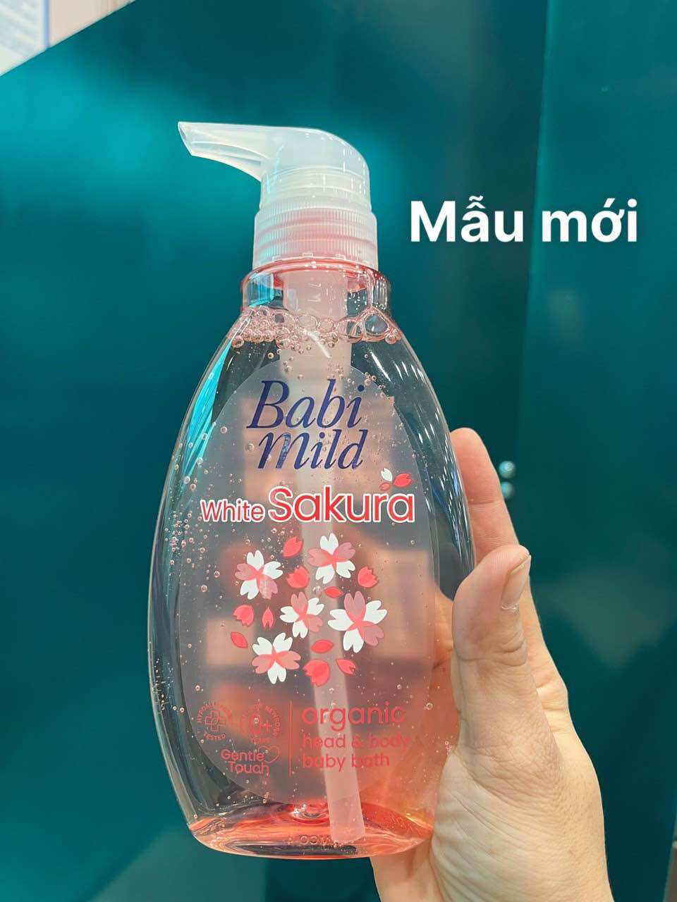 Sữa tắm em bé babi mild 380ml thái lan