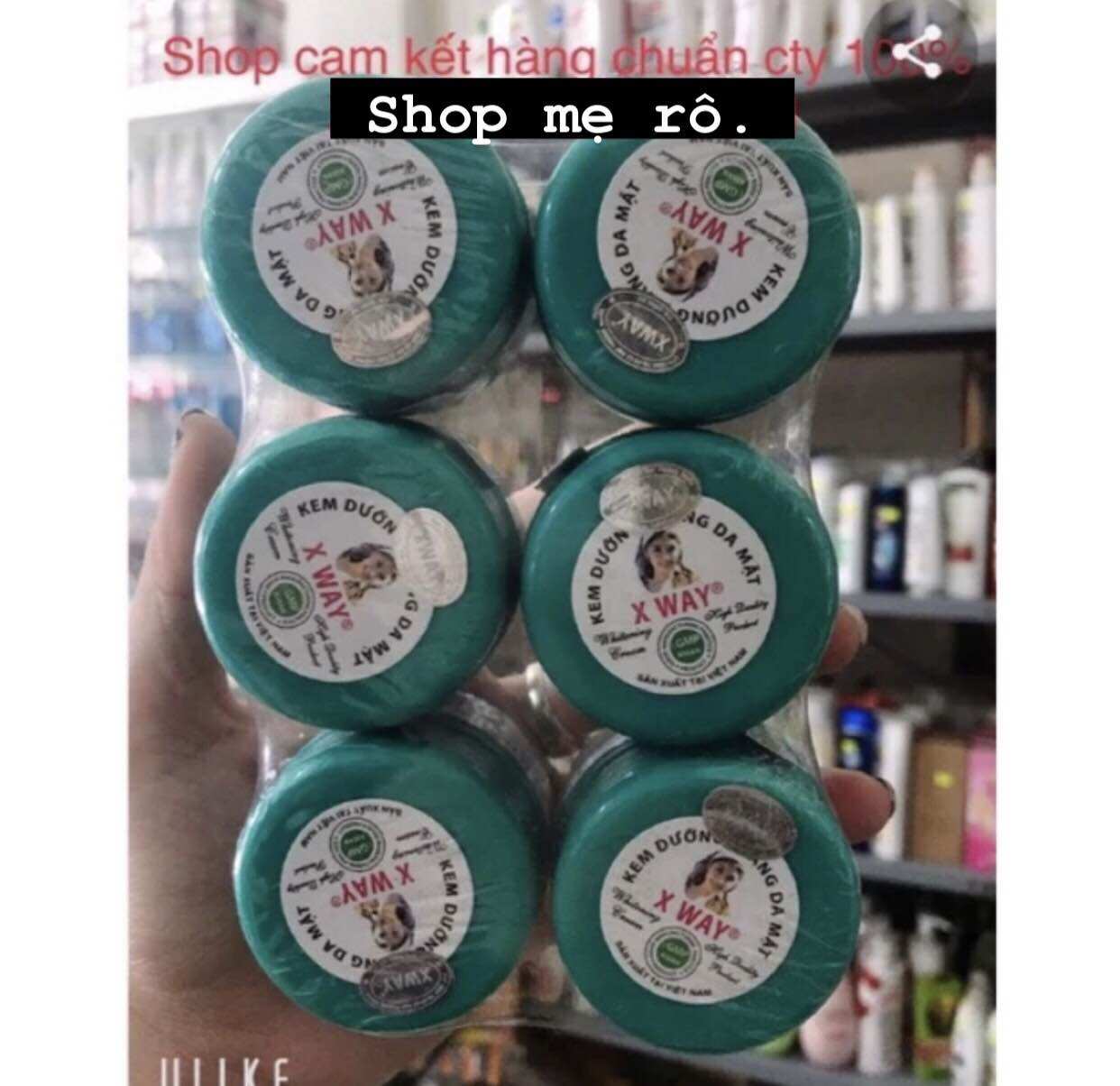 Kem x way dưỡng trắng da mặt