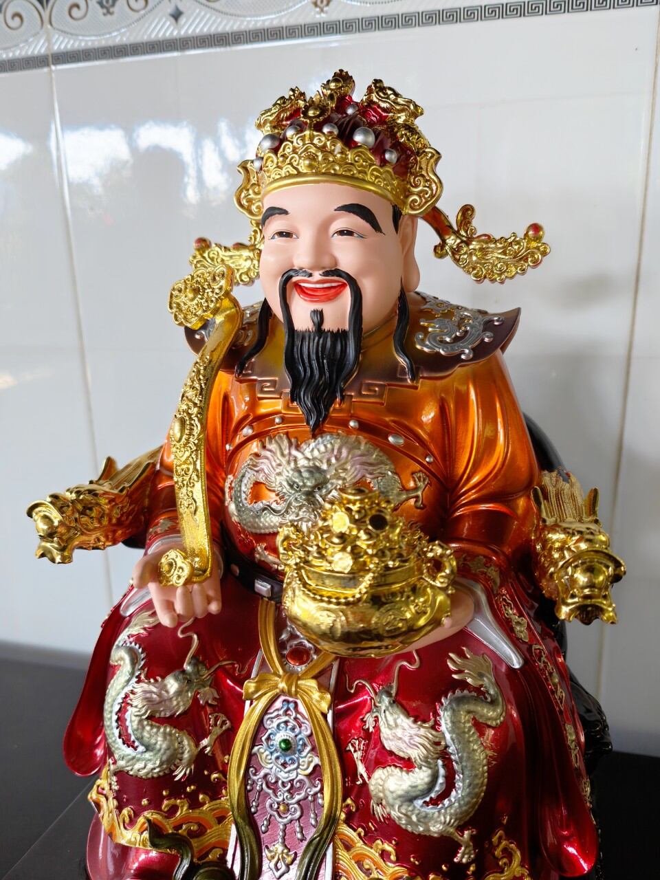 Tượng Thần Tiền cao 30cm