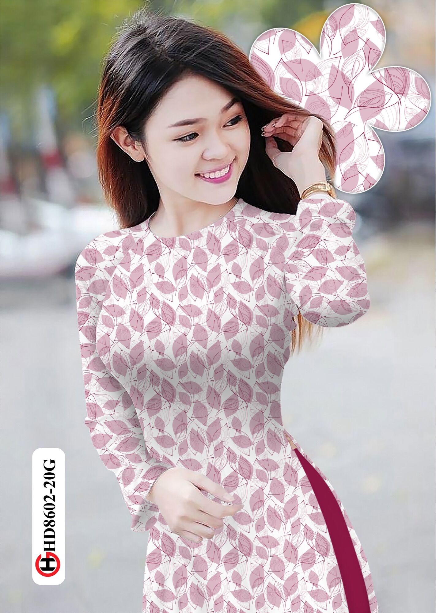 Vải áo dài lá