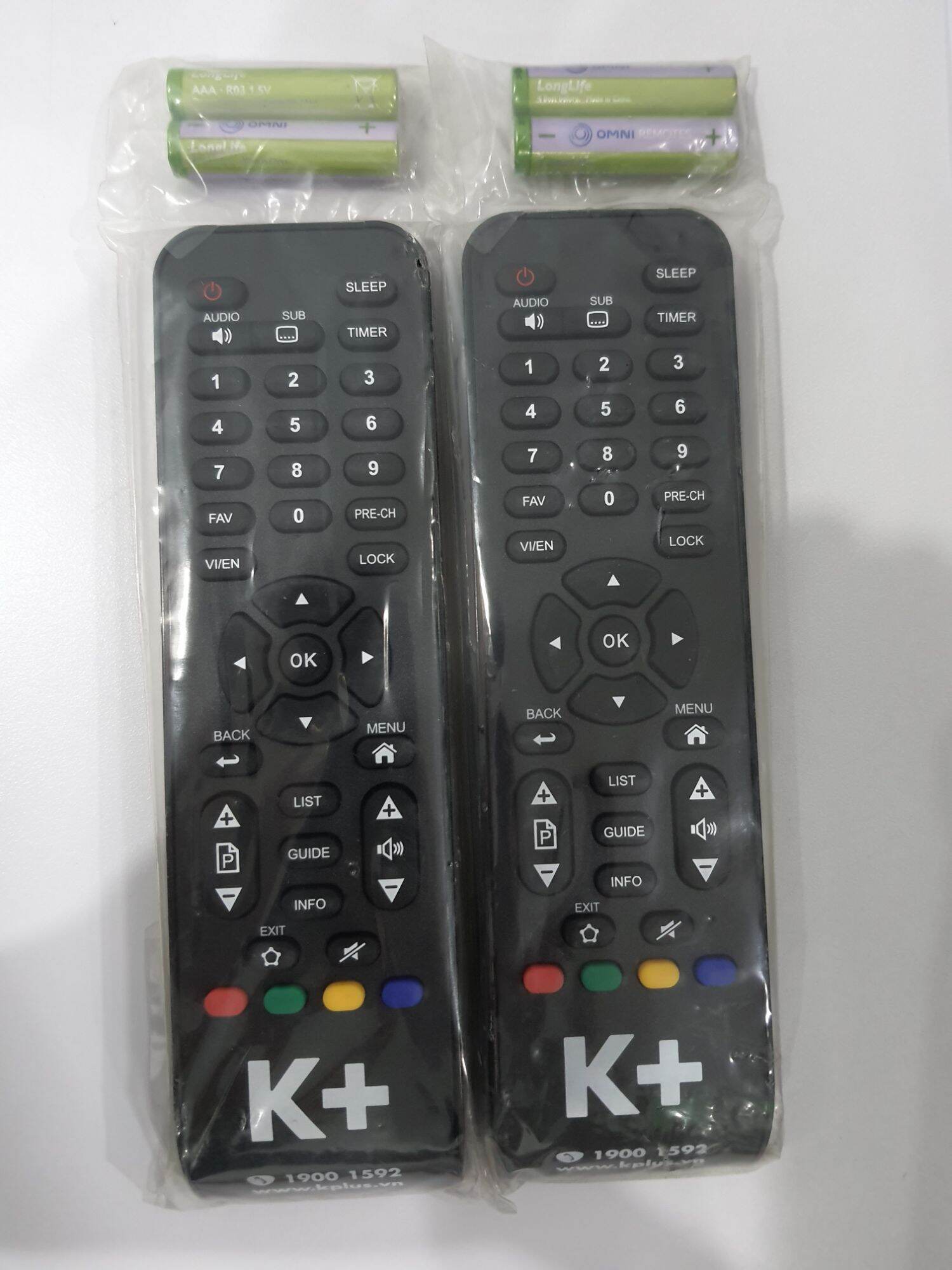 ĐIỀU KHIỂN - REMOTE ĐẦU THU K+ HD