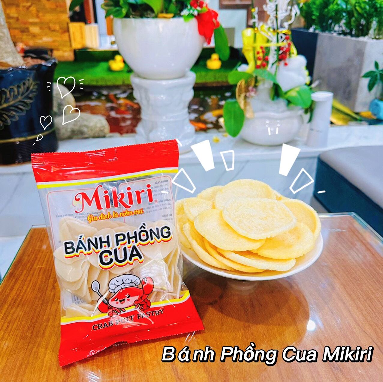 BÁNH PHỒNG TÔM/CUA MIKIRI 200GR