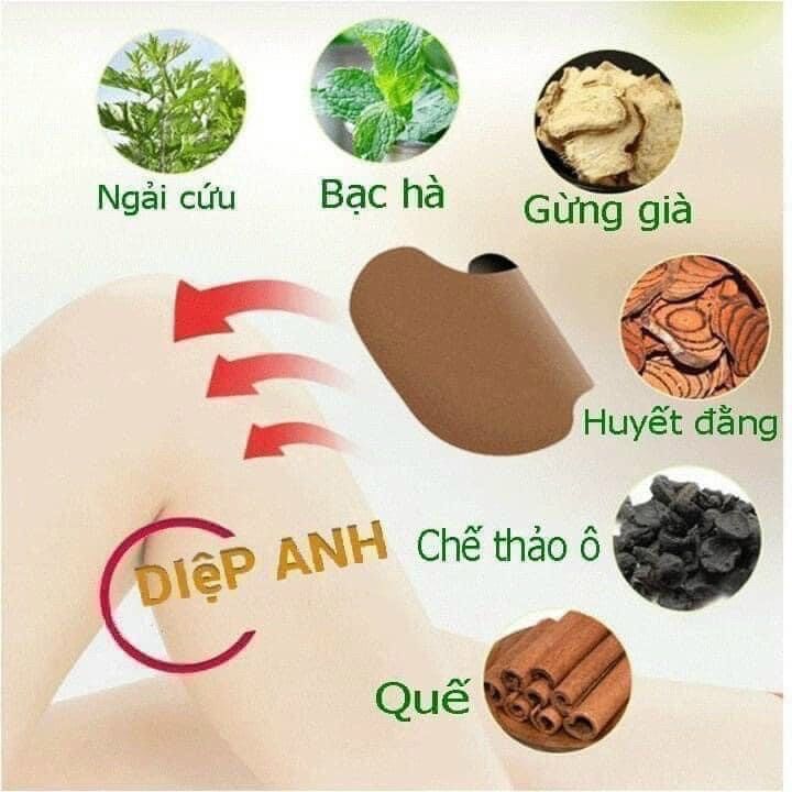 Dán ngải cứu( hộp 12 miếng)