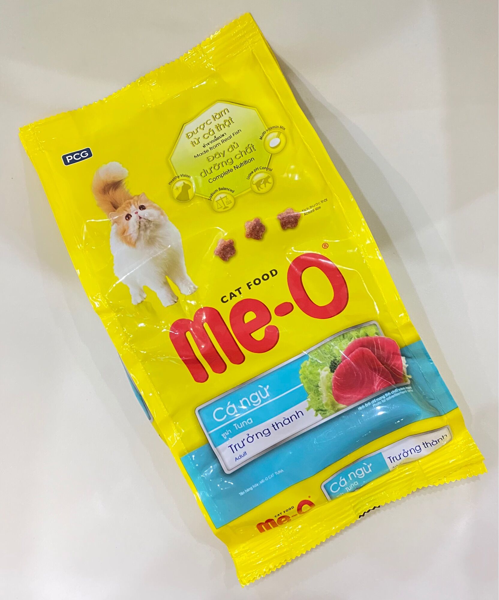 Thức ăn hạt me-o cho mèo lớn gói 350g