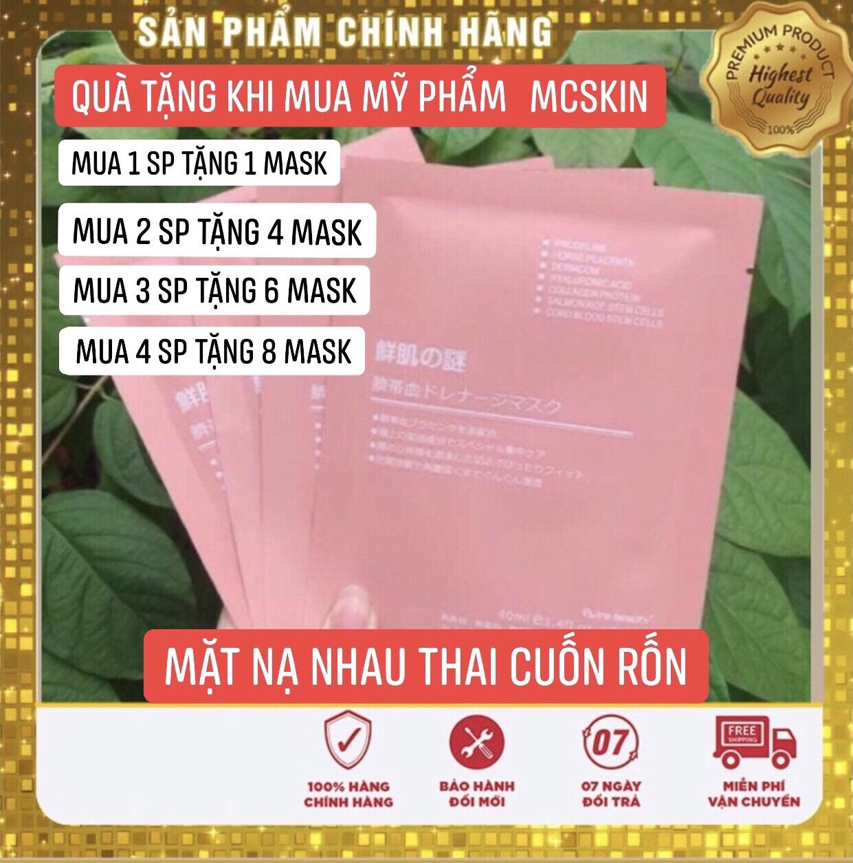 COMBO Sửa rửa mặt & Serum TBG Mcskin chính hãng ( tặng mặt nạ)