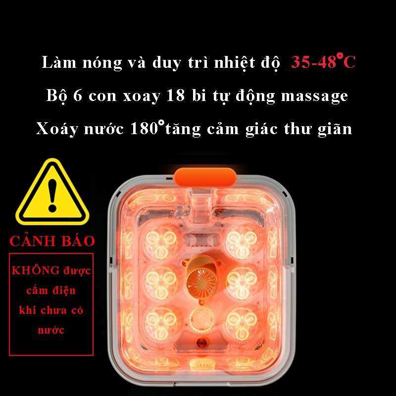 MÁY NGÂM CHÂN MASSAGE GẤP GỌN