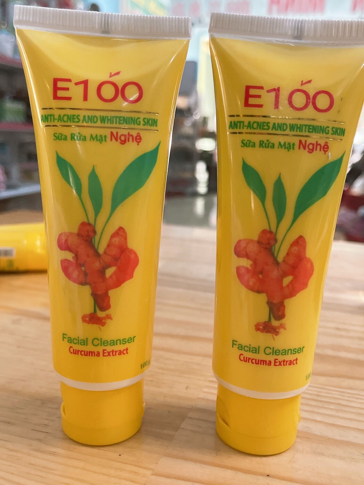 Sữa rửa mặt nghệ e100 50 g