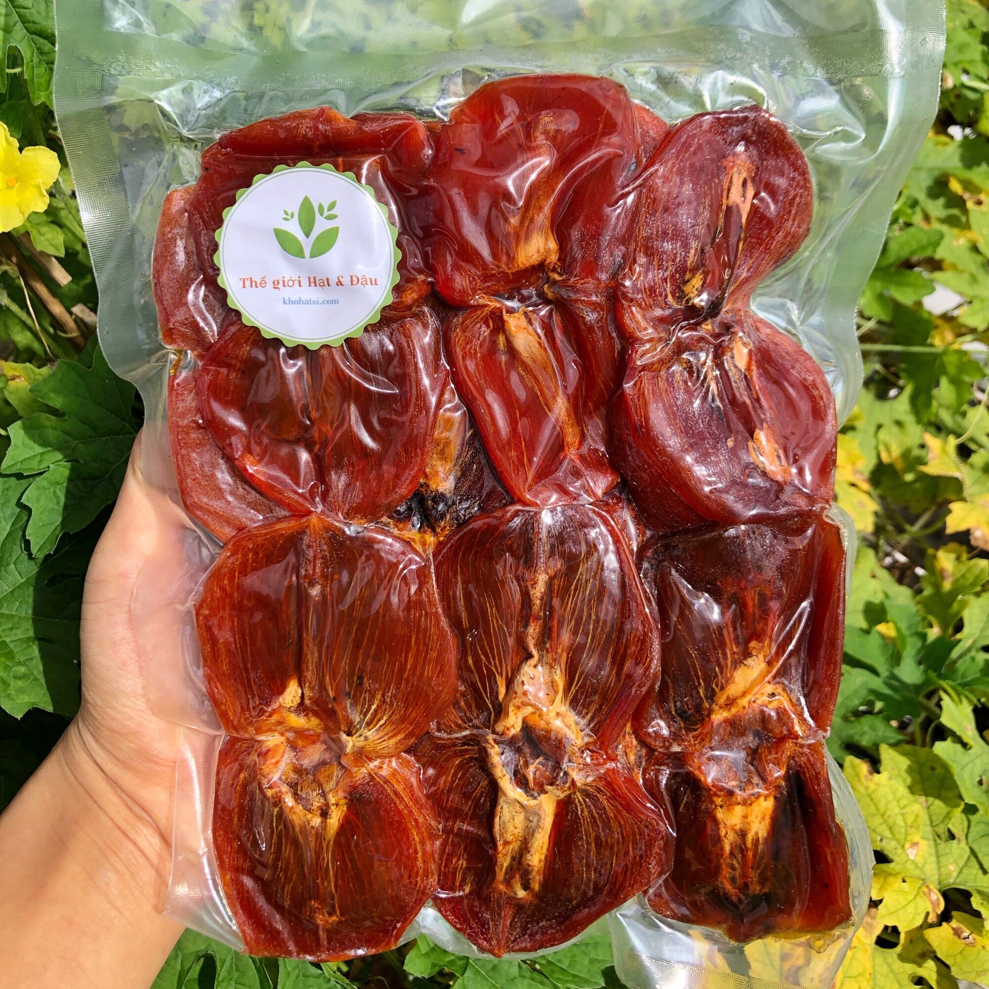 Túi 500g hồng sấy dẻo đà lạt- hồng tám hải