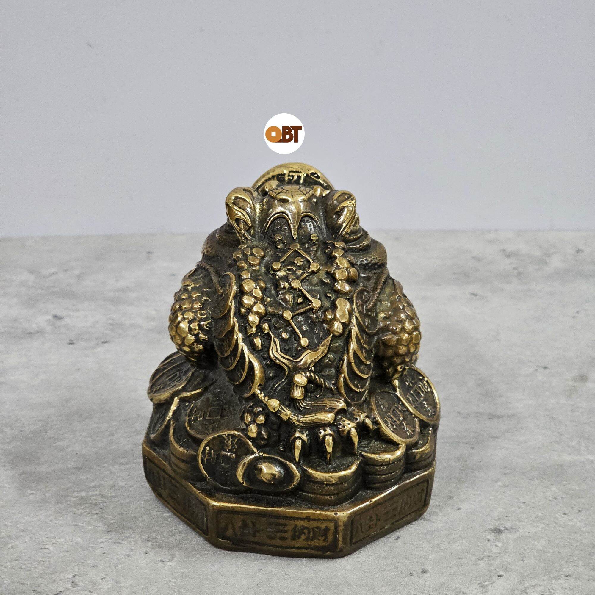 Thiềm thừ phong thuỷ cóc 3 chân đồng
