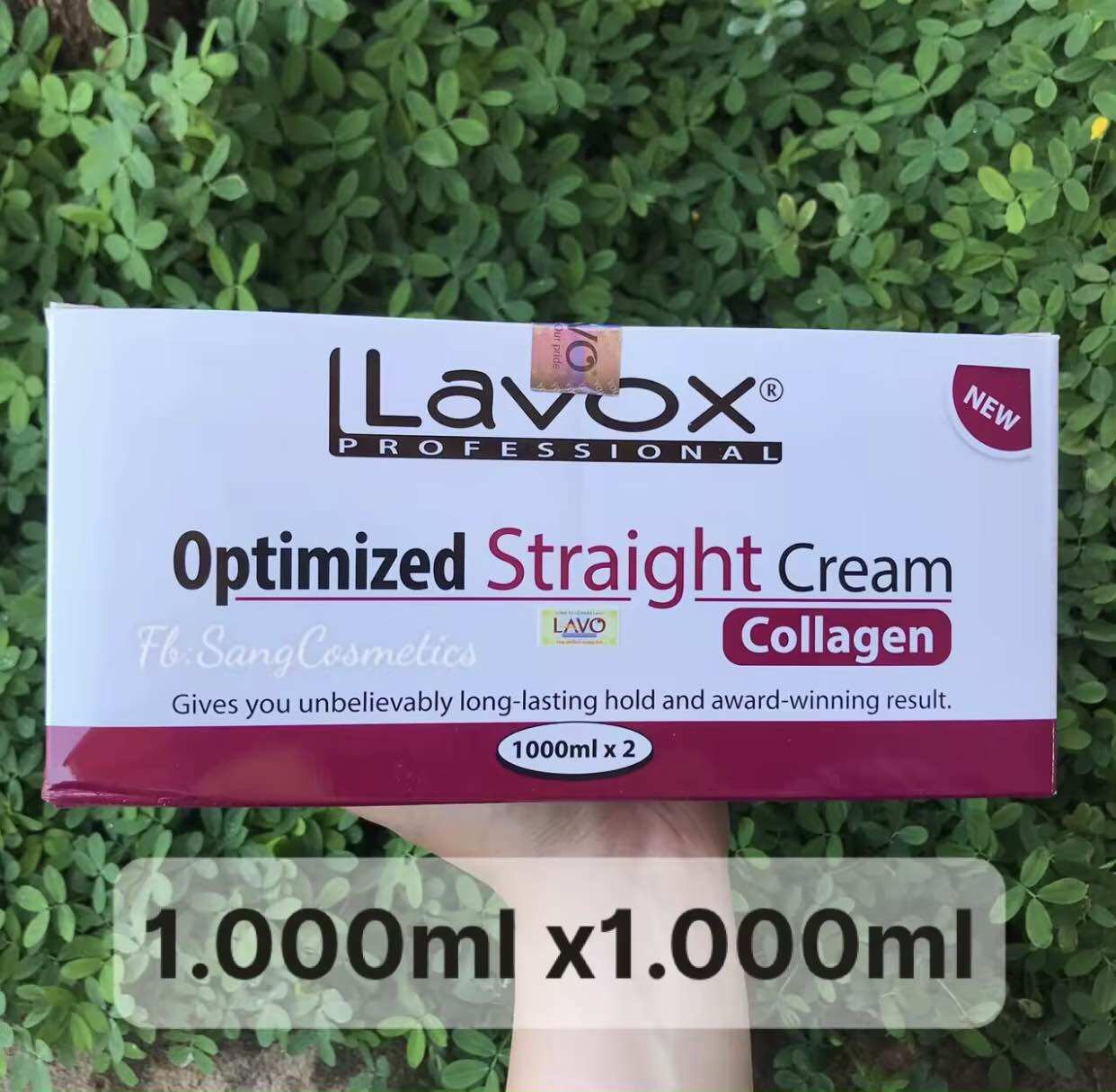 Duỗi Lavox 1000ml x2. Size lớn. Lavox tím duỗi collagen