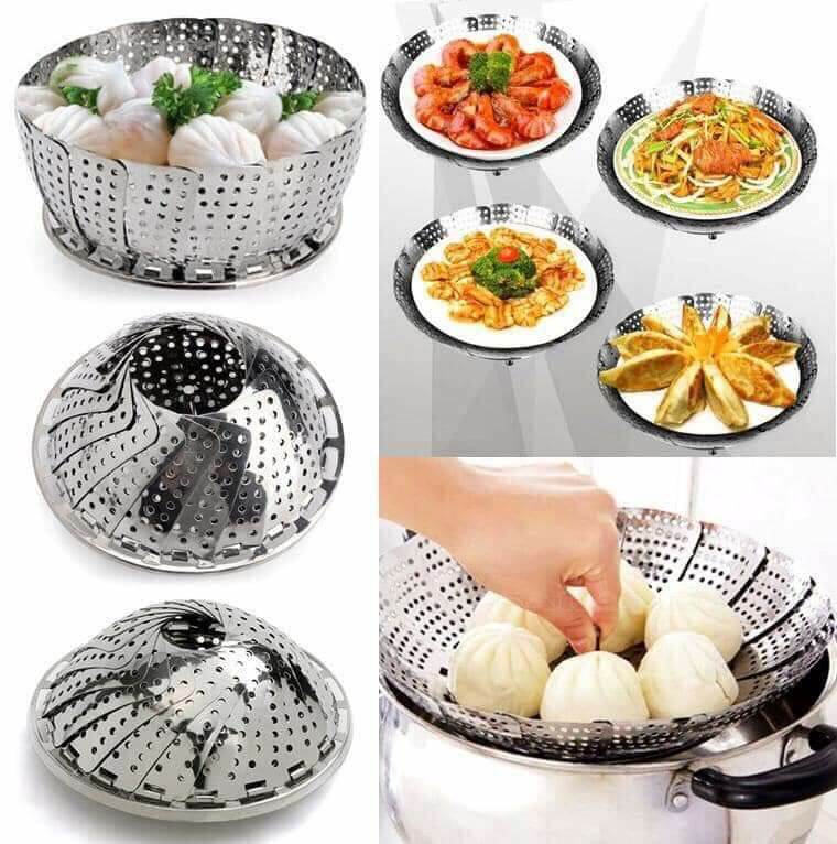 VỈ HẤP INOX XÒE SIÊU TIỆN LỢI