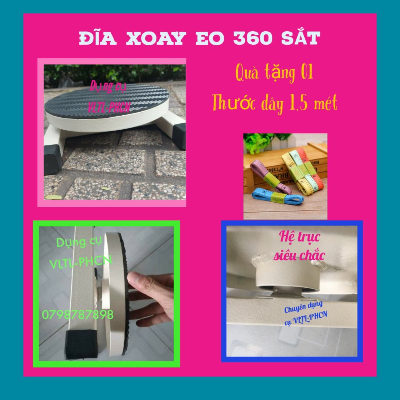 ( CÓ VIDEO) Đĩa xoay eo 360 giảm mỡ bụng