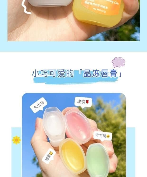 vaseline dưỡng môi set 4 hũ