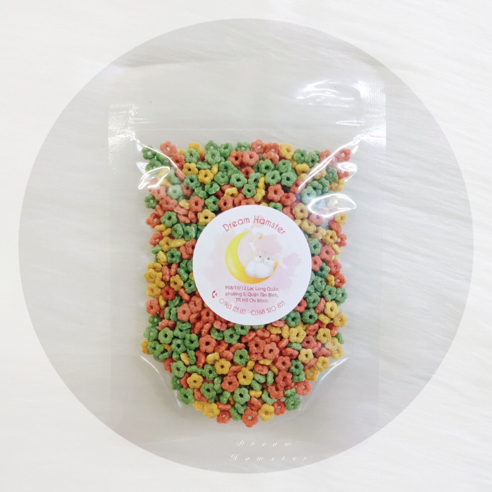 Bánh hoa phồng ngũ cốc (50gr) cho hamster