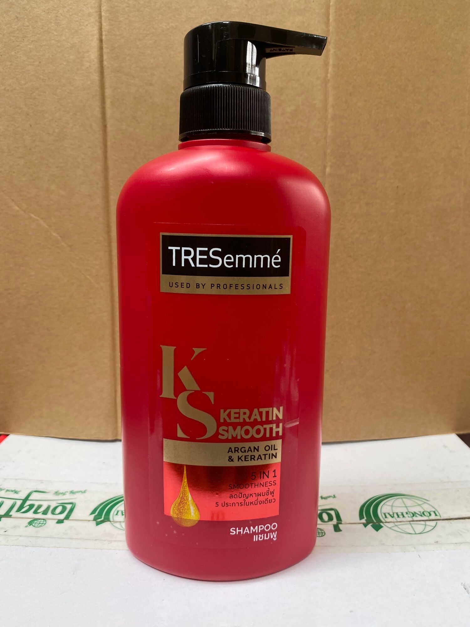 Dầu Gội + Xả Tresemme Thái Lan KERATIN SMOOTH 450ml( Mầu Đỏ)