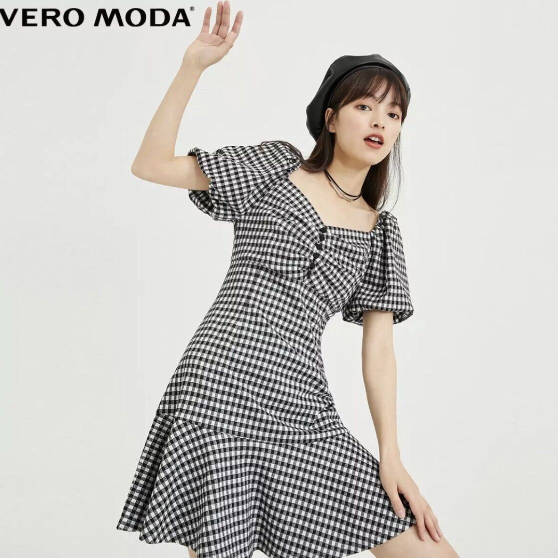 Váy kẻ Vero MODA size L