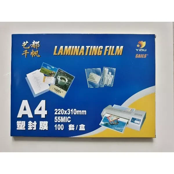 Màng ép plastic khổ a4 định lượng 55mic hiệu yidu chính hãng