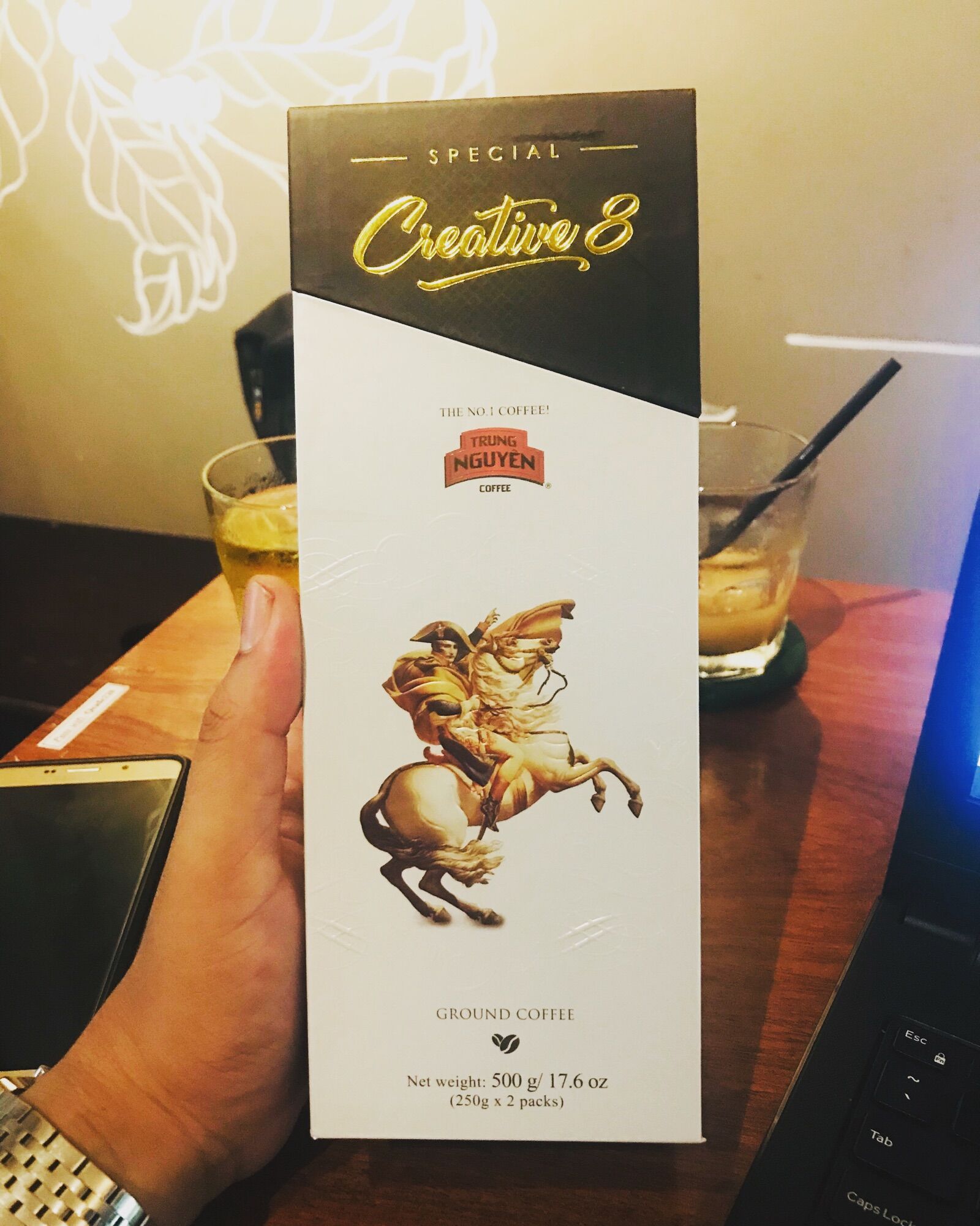 Cà phê SÁNG TẠO 8 Trung Nguyên Legend(Hộp 500gram)