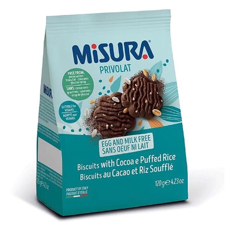 Bánh Quy Cacao Cốm Gạo Misura 120G