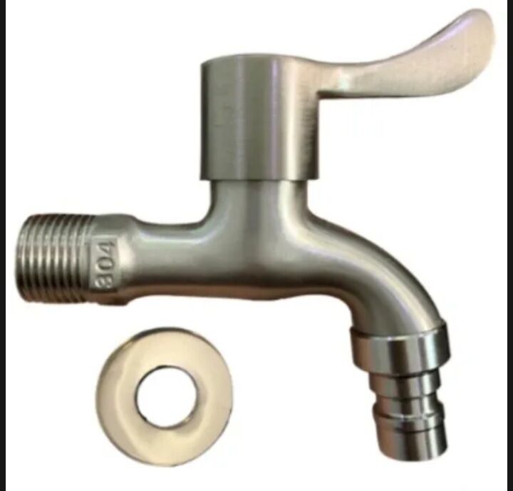 Vòi nước – vòi hồ tay gạt – vòi máy giặt inox sus 304 cao cấp