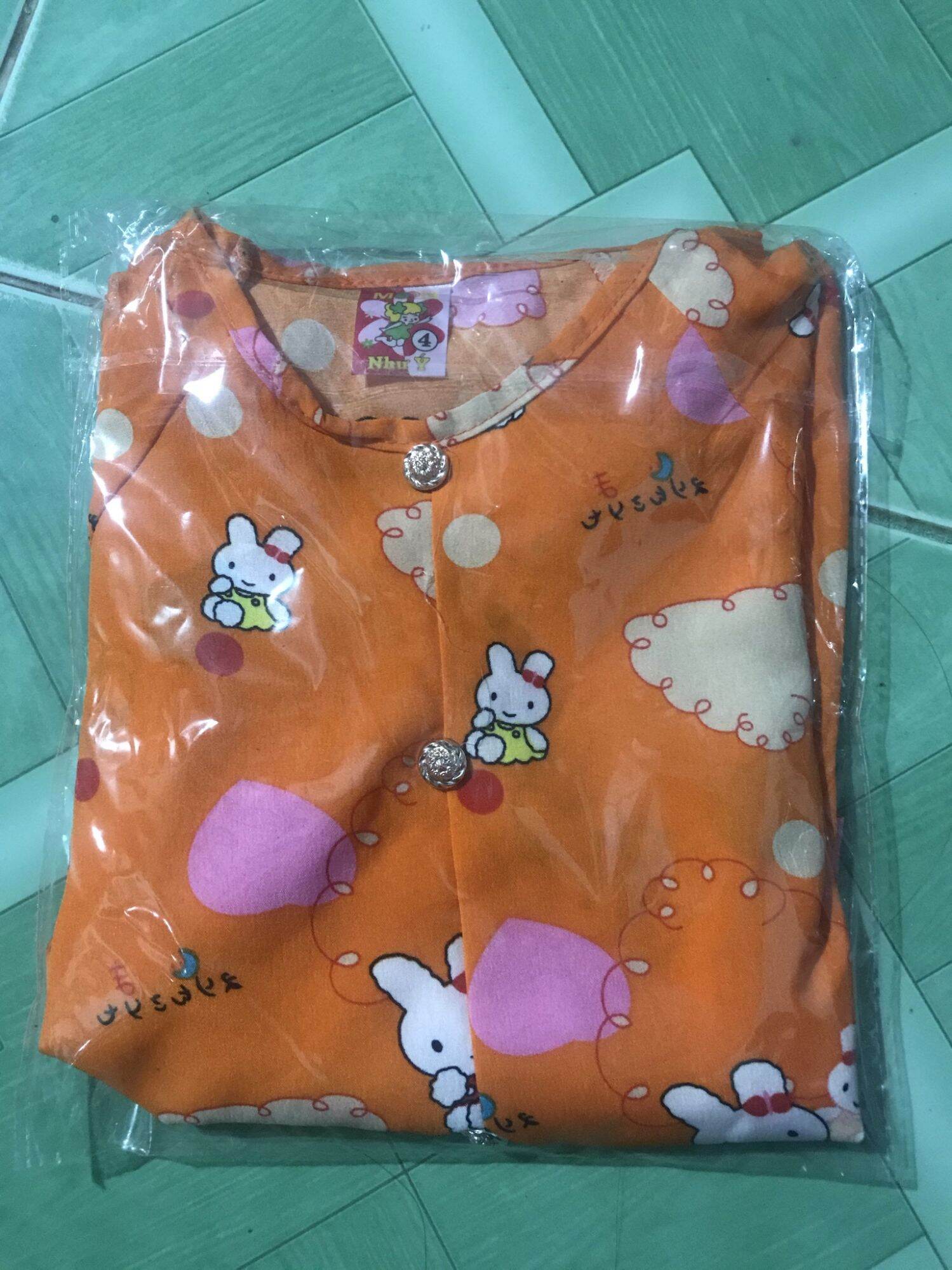 đồ bộ bà ba lụa bé gái