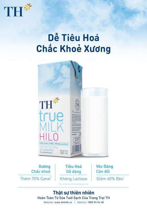 SỮA TH TRUE MILK HILO VỊ TỰ NHIÊN  giá 410k/thùng