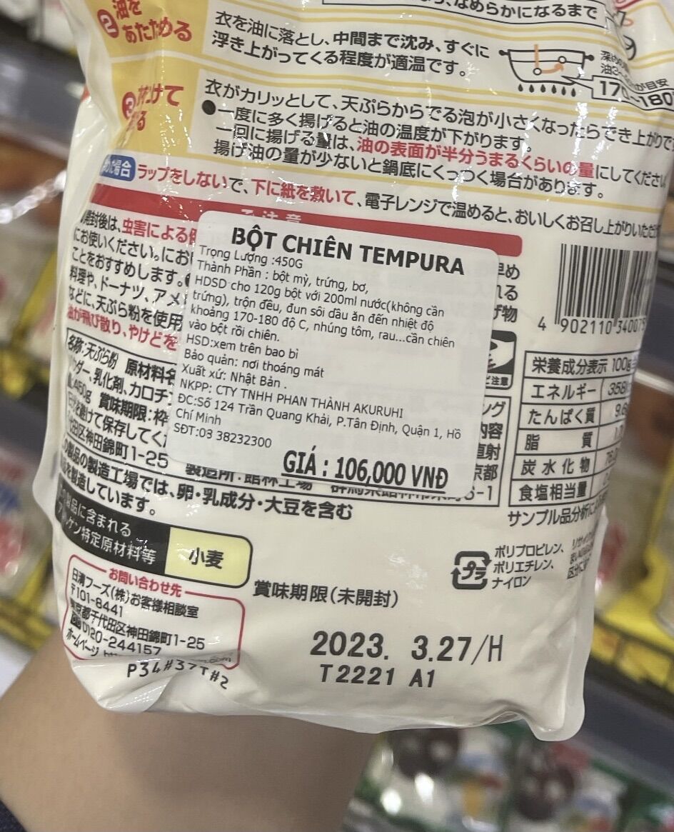 [Ichiban Market] Bột Chiên Tempura welna 450gr