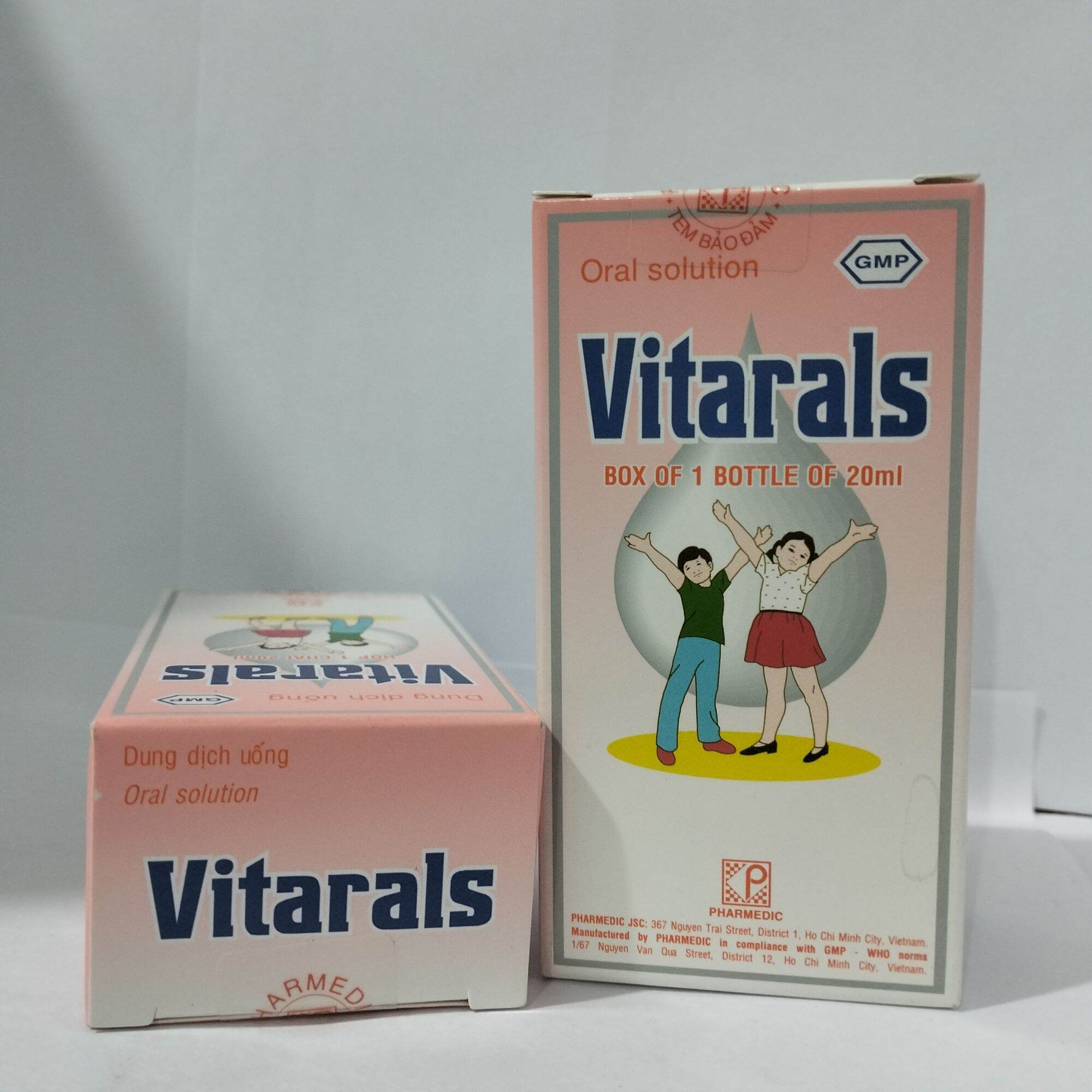 Vitaral chai 20ml, bổ sung vitamin cho bé